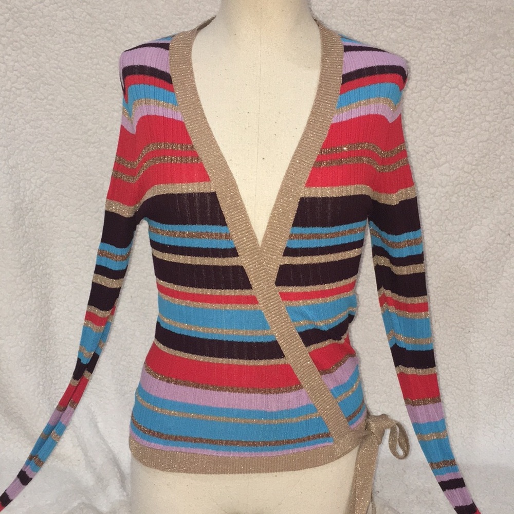 Stranger Things x Honey Punch Striped Sweater Top NWT